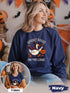 Spooky Goose On The Loose Sweatshirt – Personalized Halloween Shirt with Custom Name